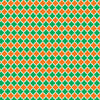 Green and orange quatrefoil craft  vinyl - HTV -  Adhesive Vinyl -  quatrefoil pattern HTV1446