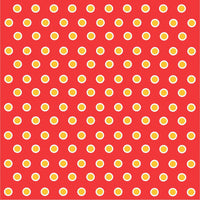 Red with yellow gold and white polka dots craft  vinyl - HTV -  Adhesive Vinyl -  polka dot pattern HTV267