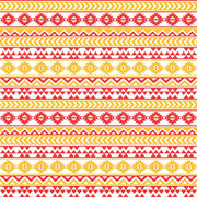 Red, white and yellow gold tribal pattern craft  vinyl - HTV -  Adhesive Vinyl -  Aztec Peruvian pattern HTV940