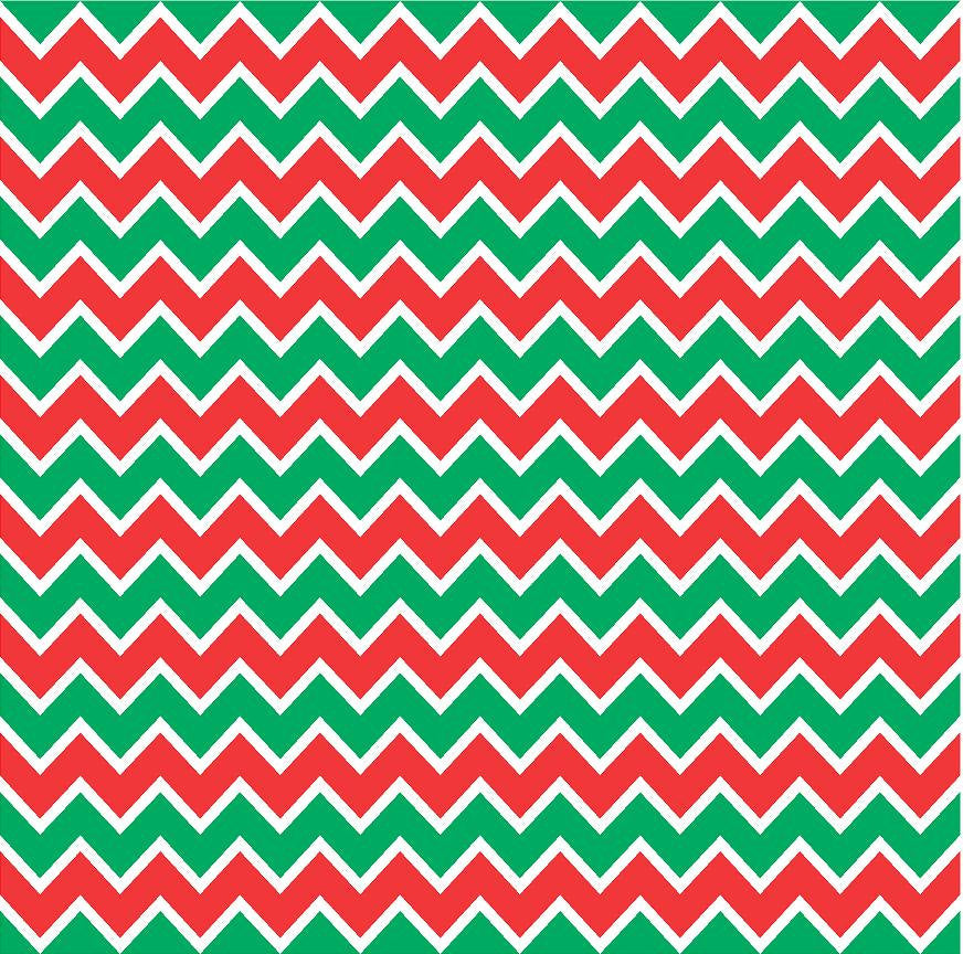 green and red chevron background