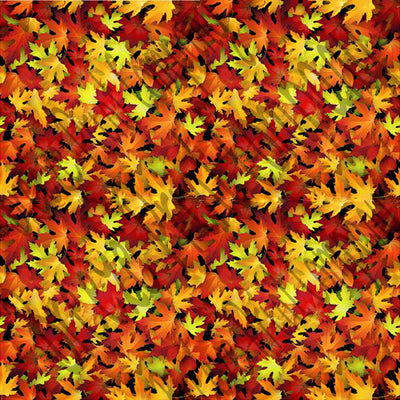 Autumn leaves pattern printed craft  vinyl sheet - HTV -  Adhesive Vinyl -  fall foliage  HTV5050 - Breeze Crafts