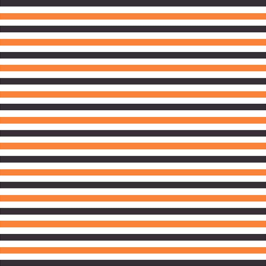 Black, orange and white stripe craft  vinyl sheet - HTV -  Adhesive Vinyl -  stripe pattern HTV3017 - Breeze Crafts
