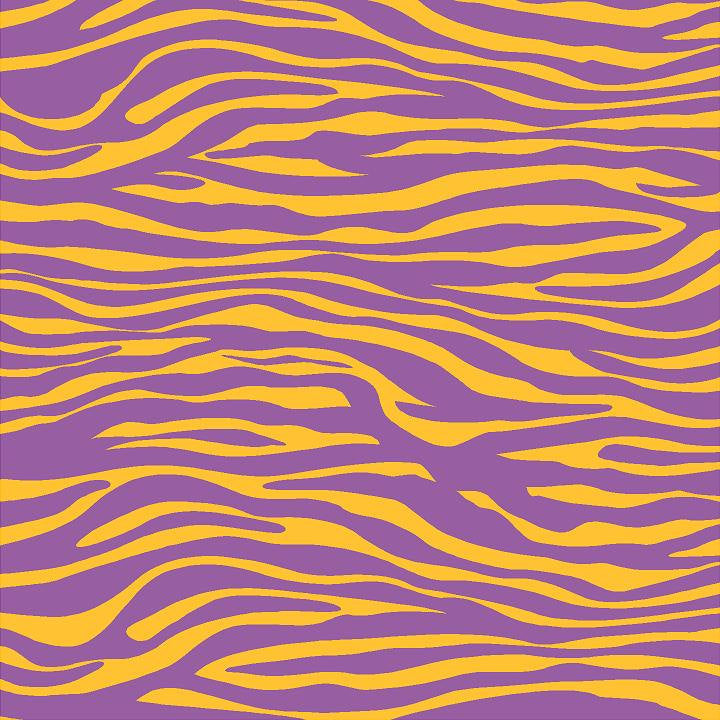 Purple and yellow-gold zebra print craft vinyl sheet - HTV - Adhesive
