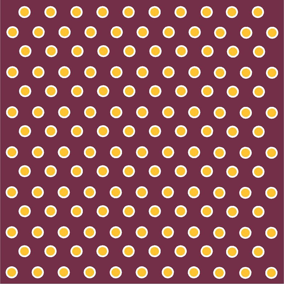 Maroon with yellow gold and white polka dots craft  vinyl - HTV -  Adhesive Vinyl -  polka dot pattern HTV266