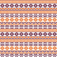 Maroon, white and orange tribal pattern craft vinyl - HTV -  Adhesive Vinyl -  Aztec Peruvian pattern HTV938