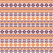 Maroon, white and orange tribal pattern craft vinyl - HTV -  Adhesive Vinyl -  Aztec Peruvian pattern HTV938