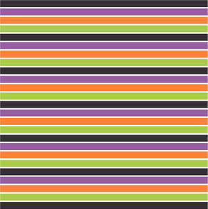 Black, purple, green, orange and white stripe craft  vinyl sheet - HTV -  Adhesive Vinyl -  stripe pattern HTV3023 - Breeze Crafts