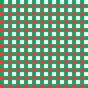 Red, green and white check craft  vinyl pattern sheet - HTV -  Adhesive Vinyl -  htv3408