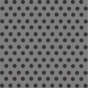 Dark grey with black dot pattern craft  vinyl - HTV -  Adhesive Vinyl -  medium polka dots  HTV1631 - Breeze Crafts