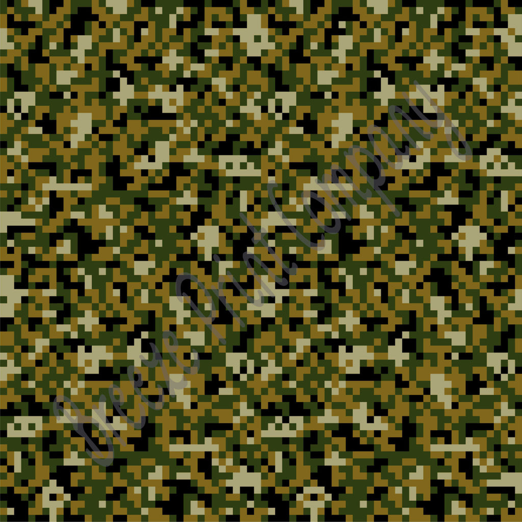 green digital camouflage