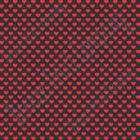 Black with red small heart craft  vinyl sheet - HTV -  Adhesive Vinyl -  Valentine's Day HTV3952 - Breeze Crafts