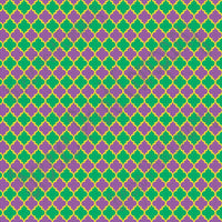Purple green and yellow background quatrefoil craft  vinyl sheet - HTV -  Adhesive Vinyl -  quarterfoil pattern Mardi Gras  HTV1461