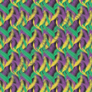 Purple, yellow and green feather craft  vinyl sheet - HTV -  Adhesive Vinyl -   Mardi Gras HTVF7