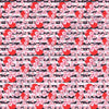 Cherry blossom floral with red dots and black stripes craft  vinyl - HTV -  Adhesive Vinyl -  flower pattern vinyl  HTV2240 - Breeze Crafts