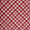 Burgundy and Pink plaid craft  vinyl sheet - HTV -  Adhesive Vinyl -  Valentine Day HTV1850 - Breeze Crafts