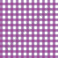Purple and white buffalo check craft vinyl pattern sheet - HTV -  Adhesive Vinyl -   htv3409