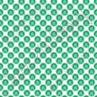 Green, red and white Christmas tree circle dot pattern craft  vinyl - HTV -  Adhesive Vinyl -  HTV3021