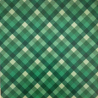 Green plaid craft  vinyl sheet - HTV -  Adhesive Vinyl -  Christmas HTV1854