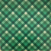 Green plaid craft  vinyl sheet - HTV -  Adhesive Vinyl -  Christmas HTV1854