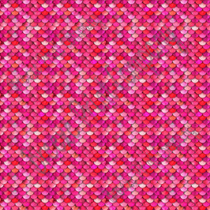 Red and pink mermaid scales print craft vinyl sheet - HTV -  Adhesive Vinyl -  HTV3153