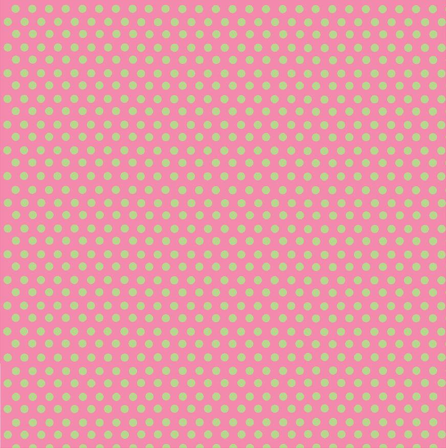 pink polka dot apple