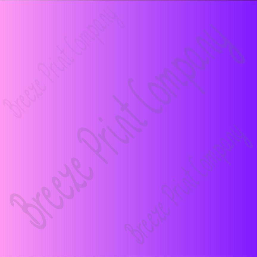Pink and purple Ombre print craft  vinyl sheet - HTV -  Adhesive Vinyl -  gradient print vinyl  HTV3121