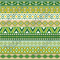 Aztec tribal pattern craft vinyl dark green, sage, beige, yellow-gold - HTV -  Adhesive Vinyl -  Peruvian pattern HTV2101 - Breeze Crafts