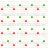 Green, red and white ornament and dot pattern craft vinyl - HTV -  Adhesive Vinyl -  HTV3025