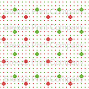 Green, red and white ornament and dot pattern craft vinyl - HTV -  Adhesive Vinyl -  HTV3025