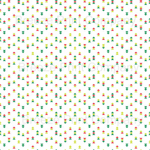 White with dark green, red and lime green triangle pattern craft vinyl sheet - HTV -  Adhesive Vinyl -  tribal Christmas HTV3751