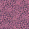 Pink and purple Leopard print craft  vinyl sheet - HTV -  Adhesive Vinyl -   pink and black cheetah print vinyl  HTV2750
