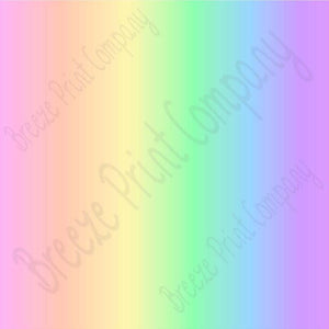 Rainbow Ombre Vinyl Print/printed Heat Transfer Vinyl/patterned