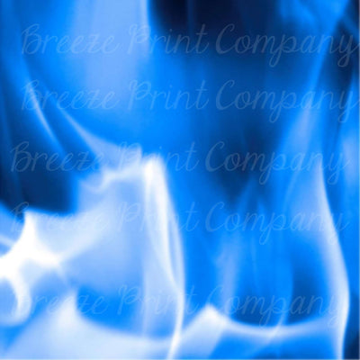 Blue flame craft fire pattern vinyl sheet - HTV -  Adhesive Vinyl -   HTV113 - Breeze Crafts