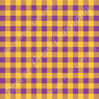 Purple and yellow-gold buffalo plaid craft vinyl sheet - HTV -  Adhesive Vinyl -  lumberjack plaid HTV1837