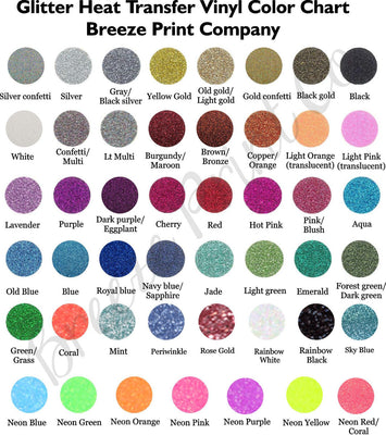 Printed HTV Ombré Blue and Bright Mint 12 x 15 Sheet