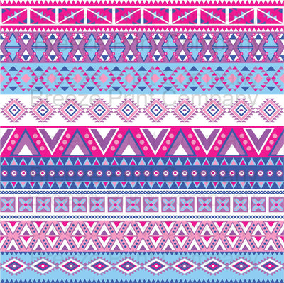 Magenta, blue, purple, pink Aztec tribal pattern craft vinyl - HTV -  Adhesive Vinyl -  Peruvian pattern HTV2102