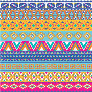 Magenta, blue, teal, aqua, yellow, orange Aztec tribal pattern craft vinyl - HTV -  Adhesive Vinyl -  Peruvian pattern HTV2103