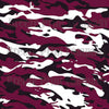 Maroon, white, and black Camouflage craft  vinyl - HTV -  Adhesive Vinyl -  camo army pattern HTVC1001