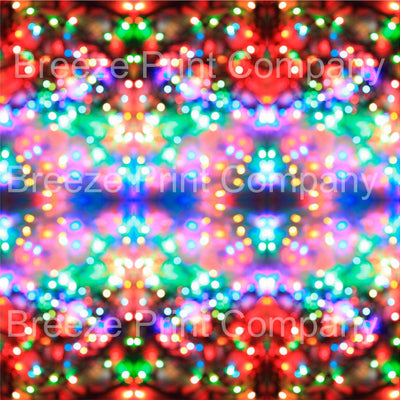 Bokeh craft vinyl sheet - HTV -  Adhesive Vinyl -  winter holiday Christmas lights pattern printed vinyl HTV1377 - Breeze Crafts