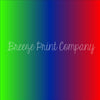 Green, blue and red Ombre print craft vinyl sheet - HTV -  Adhesive Vinyl -  gradient print pattern vinyl  HTV3130