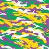 Purple, yellow, green and white camouflage craft  vinyl - HTV -  Adhesive Vinyl -  camo pattern Mardi Gras HTV1046