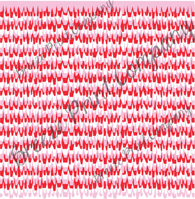Patterned Valentine's pinata craft vinyl sheet - HTV -  Adhesive Vinyl -  red, light pink and white HTVP9