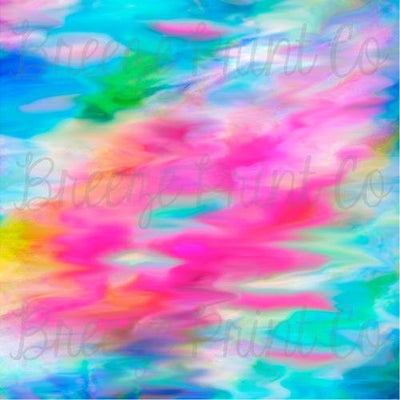 Watercolor, sunset patterned craft vinyl sheets heat transfer/HTV or Adhesive Vinyl -  pink yellow green blue, sunset, clouds  HTVWC30