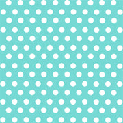 Robin's egg blue Polka Dot Patterned Vinyl, pattern craft vinyl sheets - HTV or Adhesive Vinyl -  medium polka dots HTV1682
