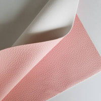 Peach textured faux leather sheets, solid litchi pebbled leather fabric, for bows, earrings and more, A4 8x11 inch sheets  12192