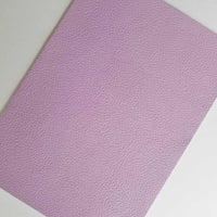 Lavender textured faux leather sheets, solid litchi leather fabric, A4 8x11 inch sheets  15087