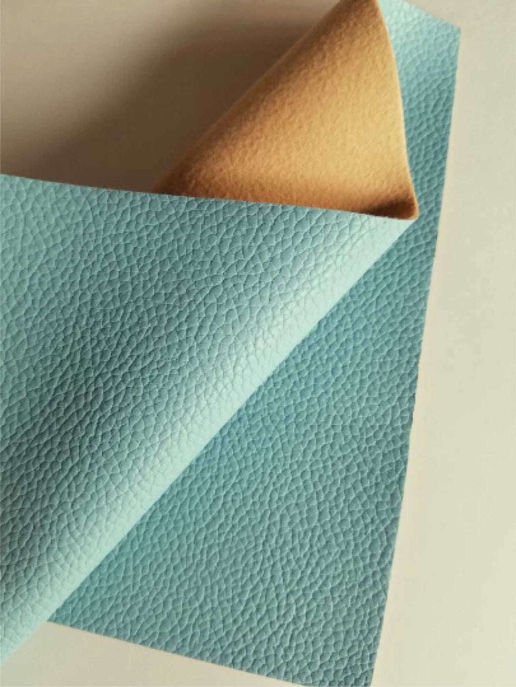 Cadet blue textured faux leather sheets, solid litchi pebbled leather fabric, for bows, earrings and more A4 8x11 inch sheet 16185 - Breeze Crafts