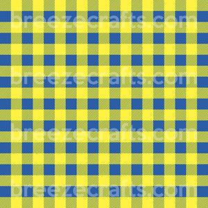 Buffalo Plaid Pattern Vinyl, blue and yellow Down Syndrome Awareness pattern, HTV/heat transfer or Adhesive Vinyl HTV1876 - Breeze Crafts
