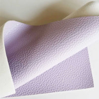 Lilac textured faux leather sheets, solid light purple litchi pebbled leather fabric, for bows, earrings and more A4 8x11 inch sheet 15162