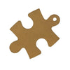Puzzle Piece Clear Acrylic Blanks for keychains, ornaments and more, choose your size, with hole or no hole 1.5&quot;-20&quot;, Autism Awareness